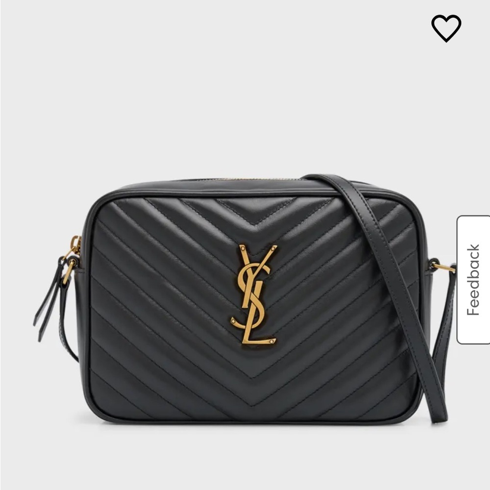 Yves Saint Laurent Black Chevron Crossbody Bag
the strap is broken